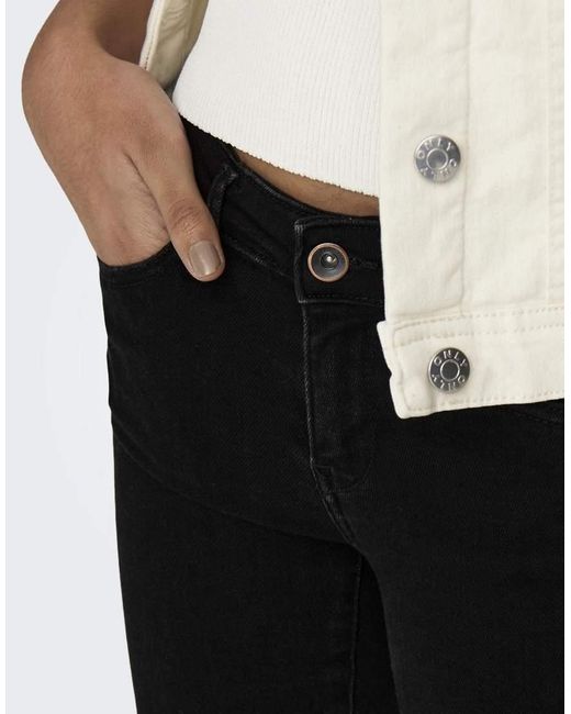 Vaqueros Pitillo En ONLY de color Black