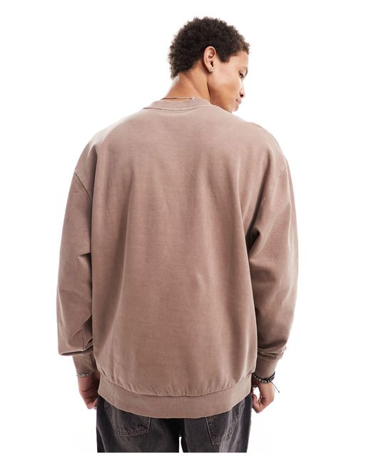 ASOS – oversize-sweatshirt in Multicolor für Herren