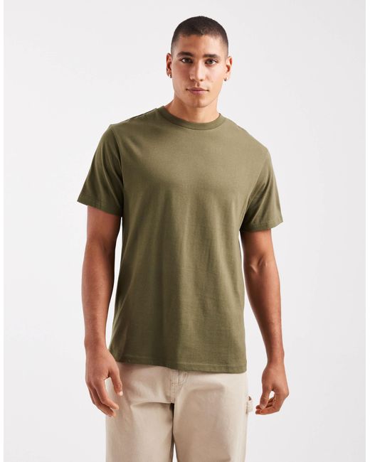 ASOS – basic-t-shirt in Green für Herren