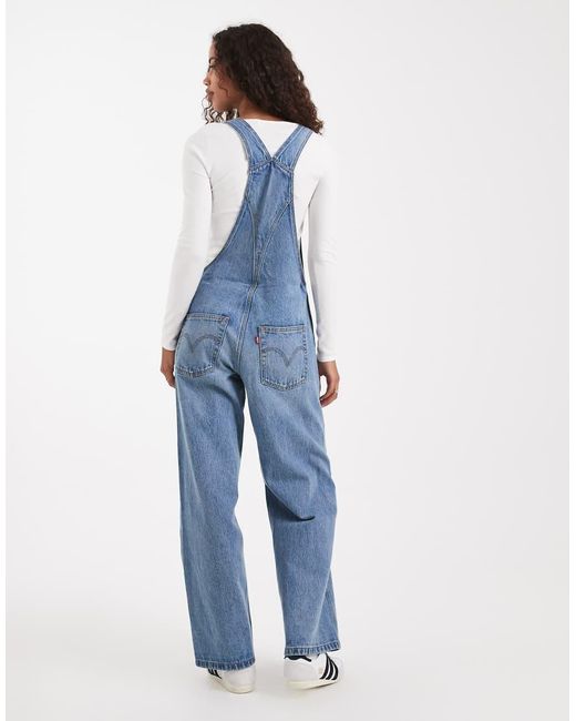 Levi's Blue baggy Denim Dungarees