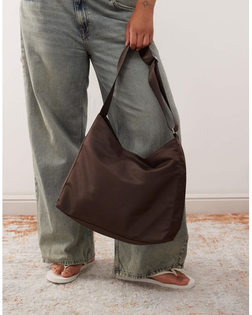 Weekday Brown Cross Body Bag