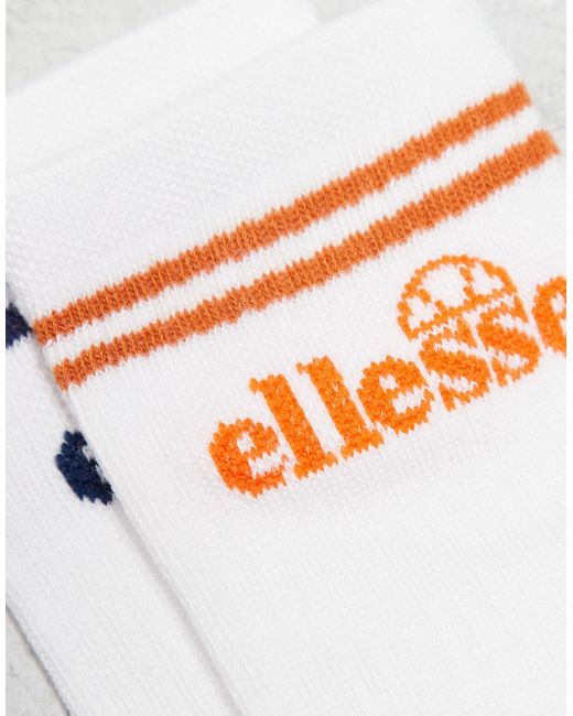 Ellesse – 5er-pack sportsocken in White für Herren