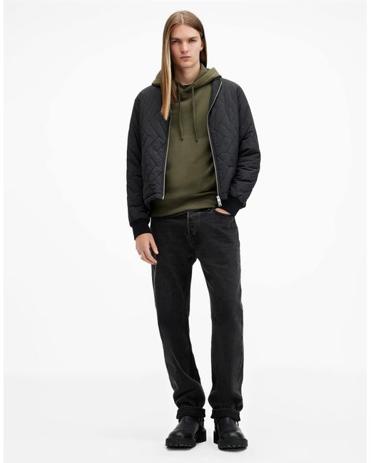 AllSaints – raven oth – kapuzenpullover in Green für Herren