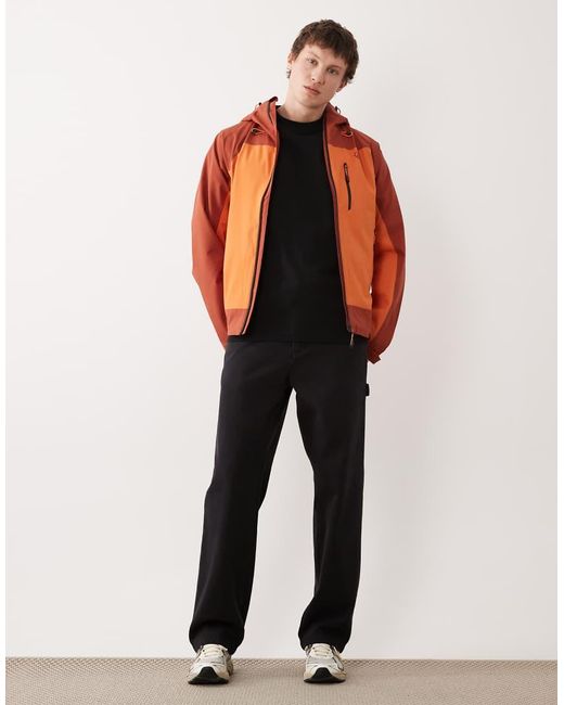 Dare 2b Red Waterproof Hooded Torrek Iii Jacket for men