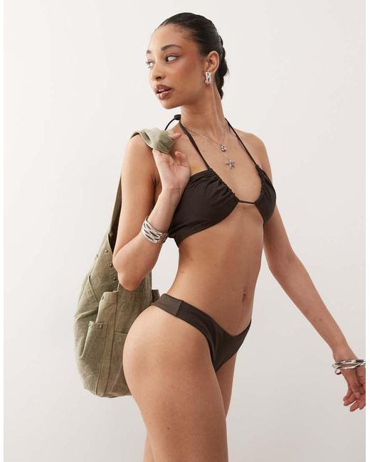 Weekday Natural Thong Bikini Bottoms