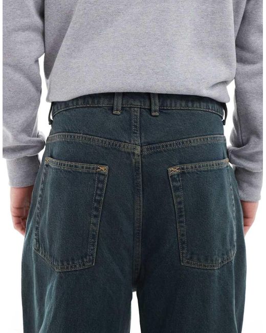 Collusion Blue X001 Antifit Mid Rise Jean for men