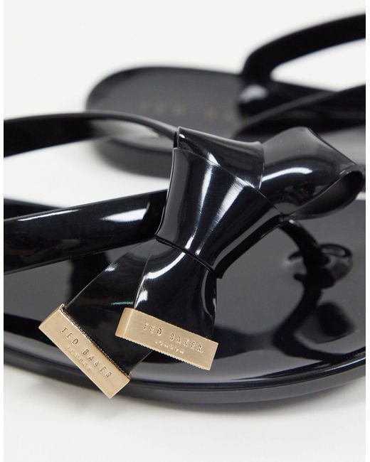 Luzzi bow online detail flip flops