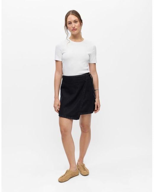 Object Black Wrap Skirt