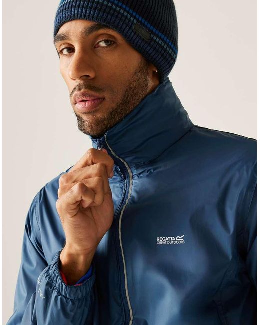 Regatta Blue Lyle Iv Waterproof Jacket for men