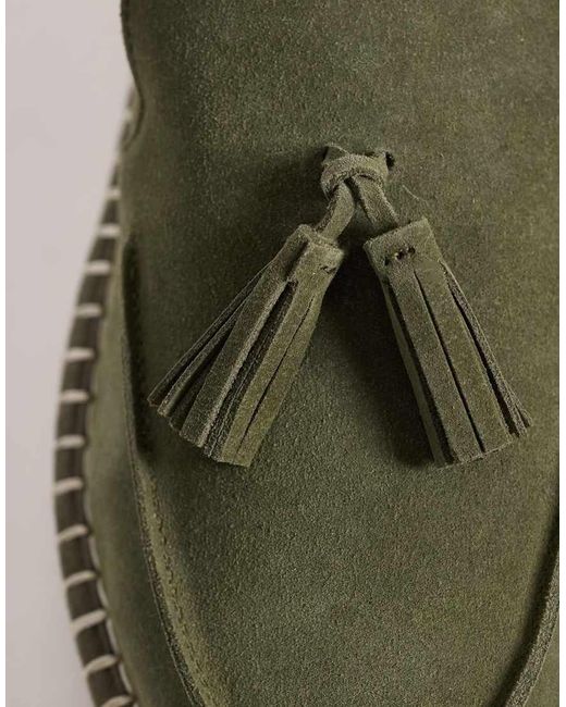 ASOS Green Espadrilles With Tassle for men