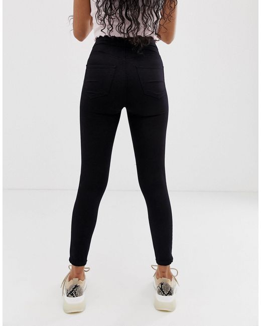 black disco jeans