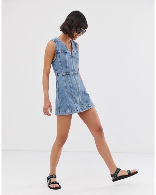 weekday denim dress