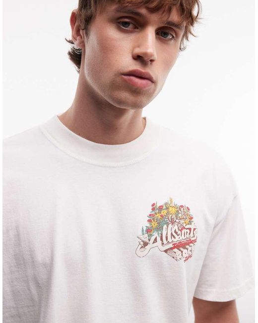 AllSaints Roque in het White voor heren