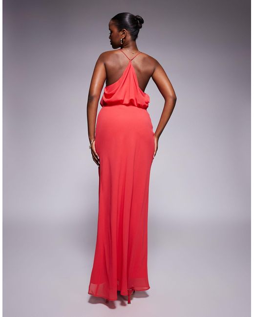 ASOS Red – racerback-maxikleid