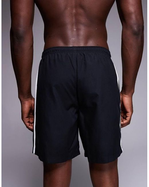 Adidas Originals Blue Adicolor Swim Shorts for men