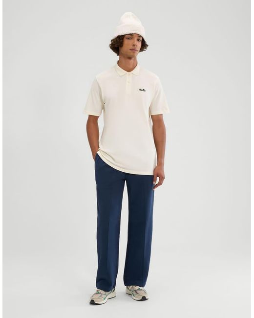 Ellesse White Senago Polo for men