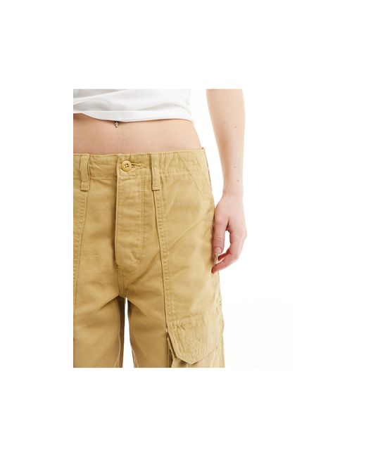 Arroyo - pantaloni cargo a fondo ampio color cuoio di Vans in Natural