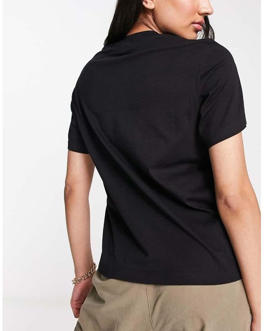 Pack De 2 Camisetas De De Corte Estándar Essence De Weekday de color Black