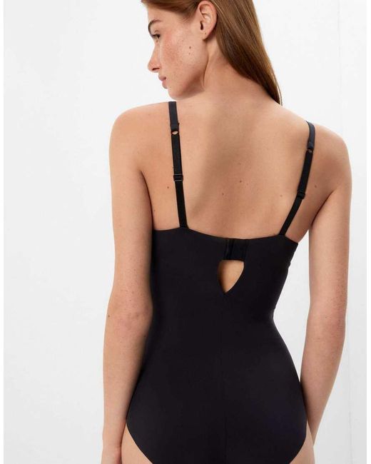 Intimissimi Black Francesca Ultralight Microfibre Bodysuit