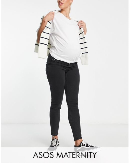 ASOS White Asos Design Maternity Ultimate Skinny Jeans