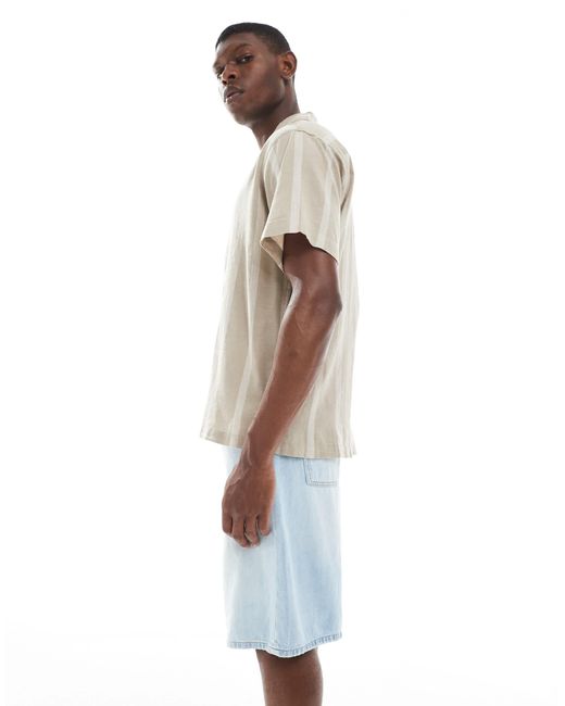 Only & Sons Blue Carl Super baggy Fit Denim Short for men