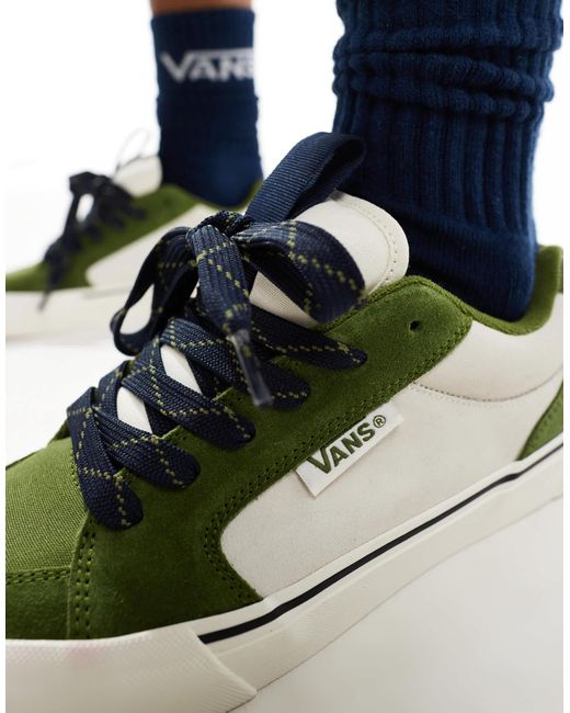 Vans Blue Chukka Push Sneakers for men
