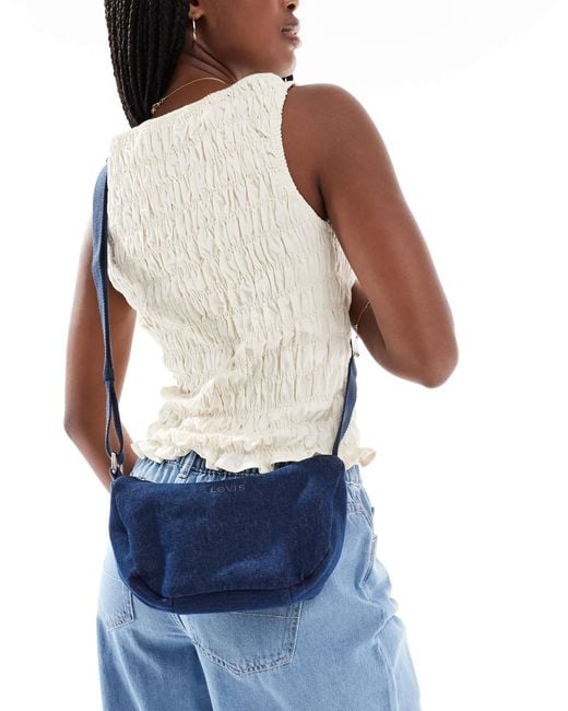 Levi's Blue – jeans-umhängetasche