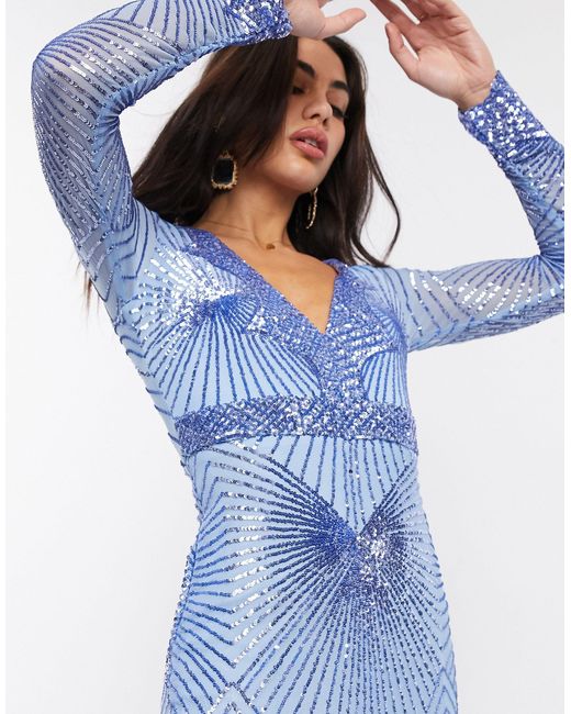 goddiva floral sleeve maxi dress