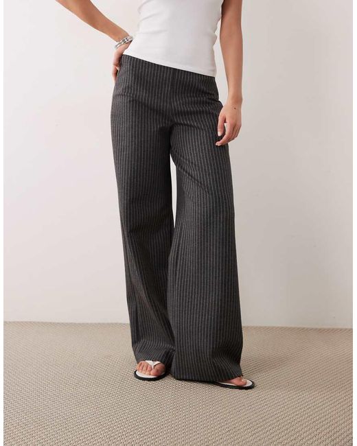 ASOS Multicolor Jersey Wide Leg Trouser Co-ord With Lace Trim