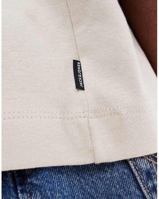 Jack & Jones Blue Oversized Fit T-Shirt for men