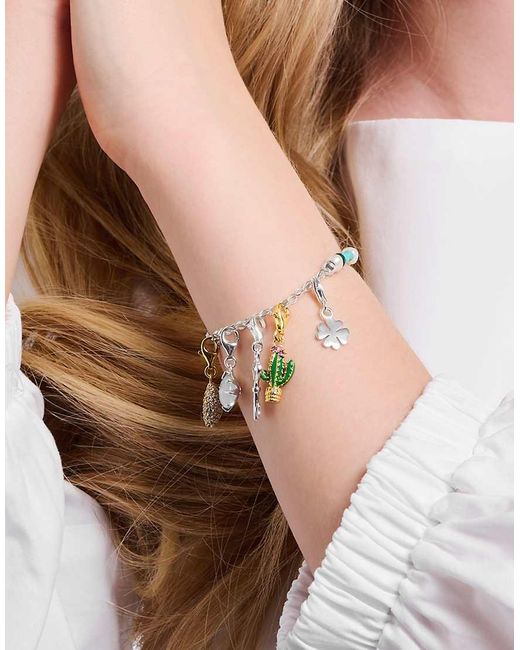 Thomas Sabo Natural Charm Pendant Cloverleaf