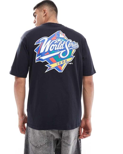 KTZ Blue Ny Yankees World Series T-shirt for men