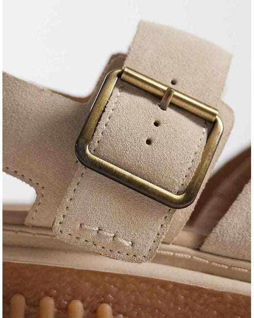 Clarks Natural Evamar Wish Sandals