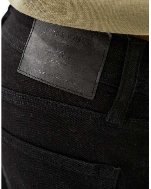 Vaqueros De Corte Slim En Negro Glenn De Intelligence Jack & Jones de hombre de color Black