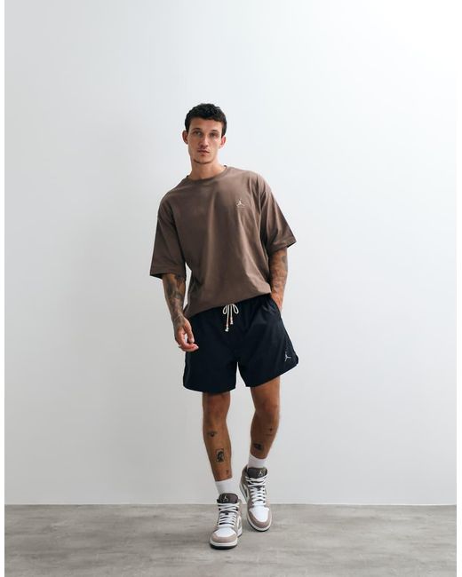 Nike Brooklyn Geweven Short in het Black voor heren