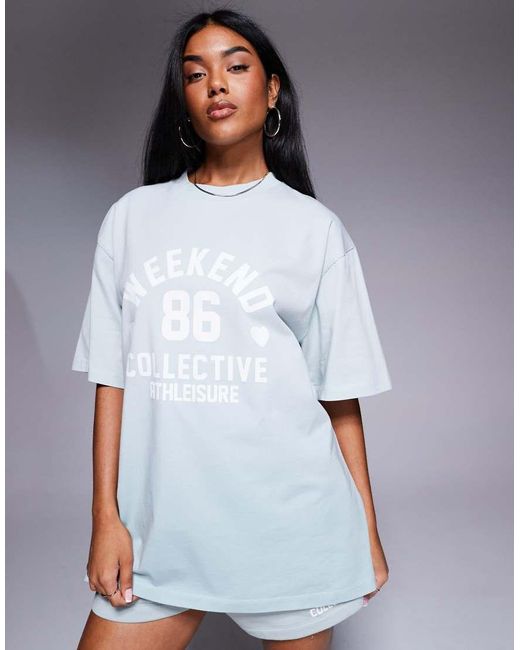 ASOS White Weekend Collective Co-ord T-shirt