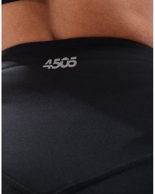 Icon - shorts da 8 cm morbidi al tatto quick dry neri di ASOS 4505 in Black