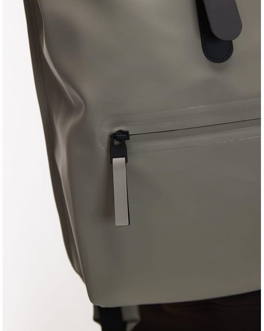 Mochila Verde Salvia Con Parte Superior Enrollable De Rains de hombre de color Gray