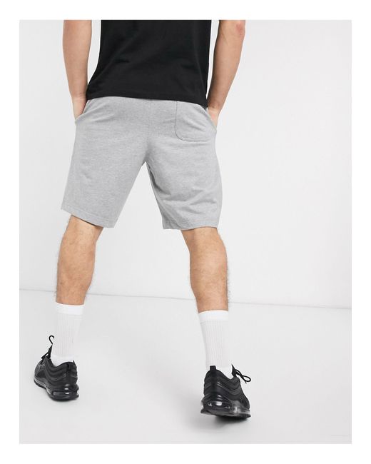 Pantalones cortos Nike de Algodón de color Gris para hombre | Lyst