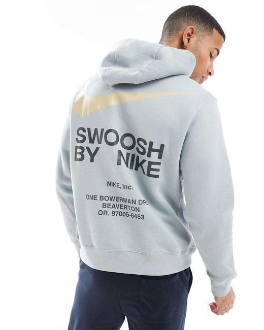 nike club graphic hoodie