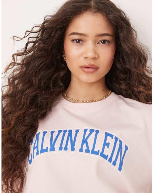 Calvin Klein White Varsity T-shirt