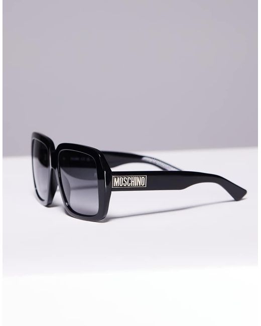 Moschino Black Moschino Square Sunglasses