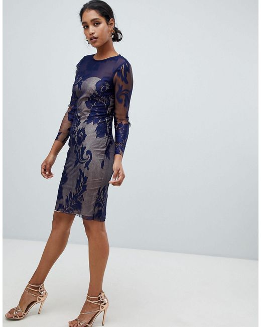 little mistress blue dress