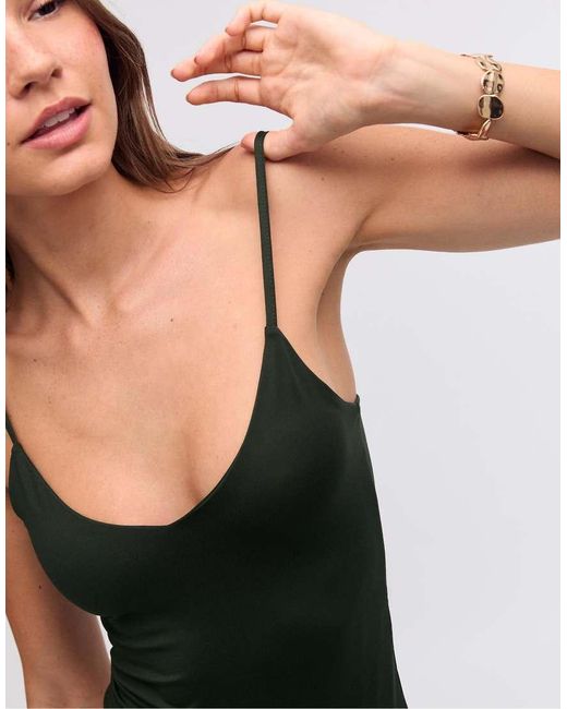 Stradivarius Basic Body Met Bandjes in het White