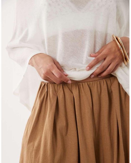 Miss Selfridge White Balloon Pants