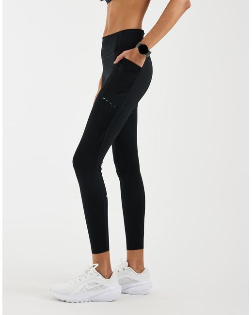 Nike Blue Swift Dri-Fit High Waisted 7/8 Leggings With Pocket
