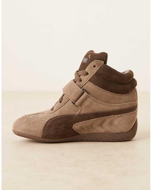 PUMA Natural Speedcat Wedge Sneakers