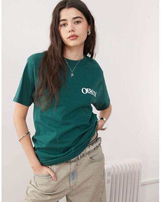 Obey Blue – sensory – t-shirt
