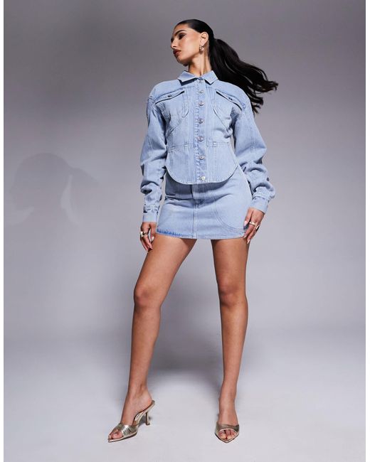 Wanderdoll Blue – alix – mini-jeansrock
