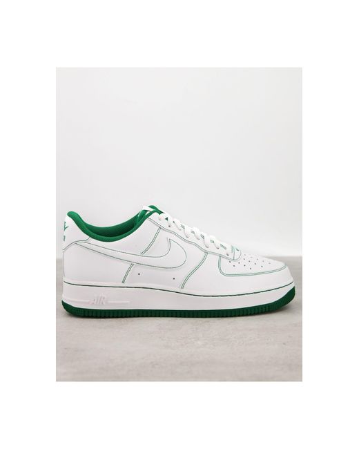 Zapatillas blancas y verde pino air force 1 '07 stitch Nike de hombre de  color Blanco | Lyst